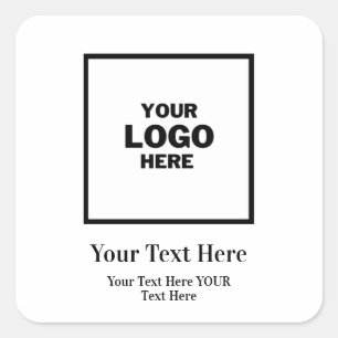 3D VIERKANTE STICKER