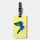 3D-vlinder Bagagelabel (Voorkant verticaal)
