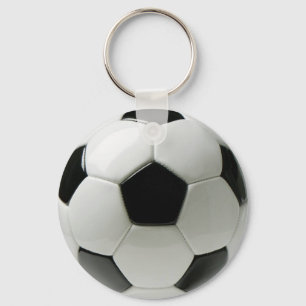 3D Voetbal Basic Button Sleutelhanger