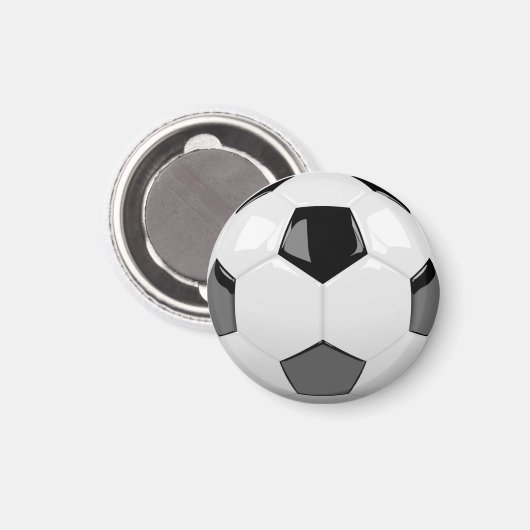 3D-voetbal Magneet (Voorkant / Achterkant)