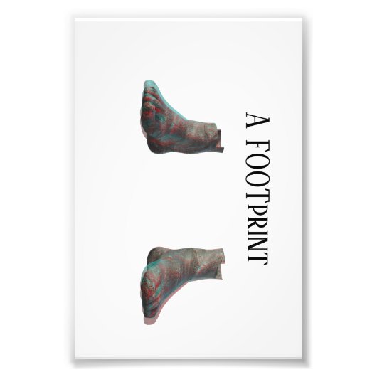 3D-voeten Foto Afdruk (Voorkant)