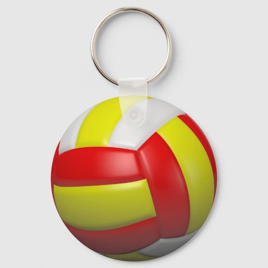 3D volleybalbal Sleutelhanger (Voorkant)