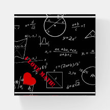 3D-wiskunde op het zwarte bord van de wiskunde