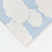 3D-wolken Fleece Deken (Hoek)