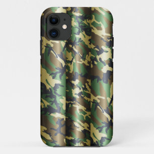 3D Woodland Camo iPhone 11 Hoesje