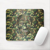 3D Woodland Camo Skull Muismat (Met muis)