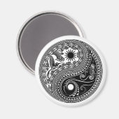 3D Yin & Yang Sun & Moon Sky & Sea - Magnet (Recto/Verso)