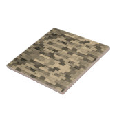 3D zandkleurige stenen Tegeltje (Zijkant)