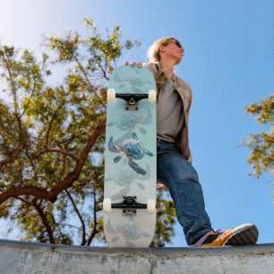 3D Zee Schildpadden Ocean Thema Skateboard