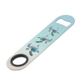 3D Zee Schildpadden Ocean Thema Speed Flessenopener (Voorkant Gekanteld)