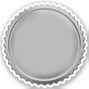 3D Zilveren Folie Ster-explosie Excellentie Award Sticker