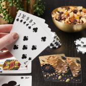 3D zwart en gouden bloemen Pokerkaarten (Insitu)
