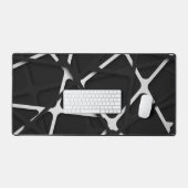 3D zwart lint achtergrond Bureaumat (Keyboard & Muis)