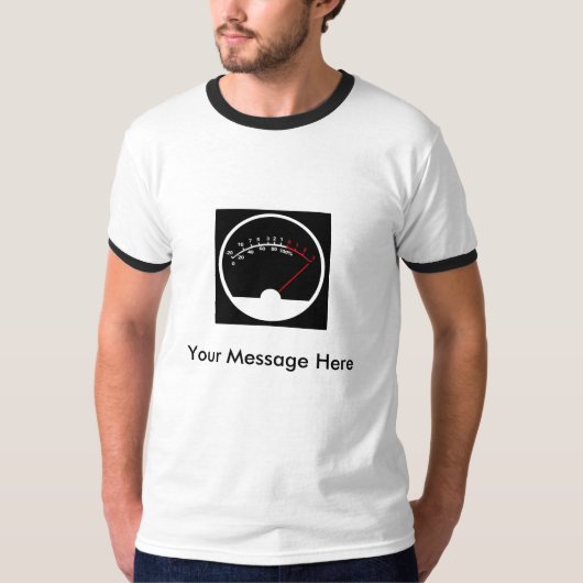 +3db Shirt van de Meter met bericht (Voorkant)
