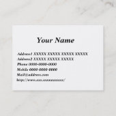 3DCG japanese horror Visitekaartje (Achterkant)