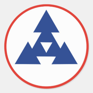 3de COSCOM Duitsland Ronde Sticker