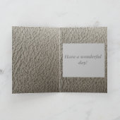 3de Jubileum, Faux-leder-Jubileum Kaart (Binnen)