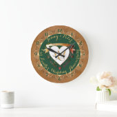 3de Jubileum  Leder Afbeelding Grote Klok (Huis)