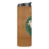 3de Jubileum Leder Afbeelding Thermosbeker (Gedraaid links)