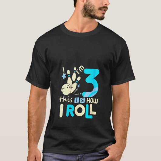 3de verjaardag Shirt van de vrouw... Ik ben drie d (Voorkant)