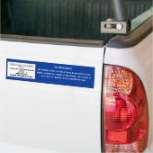 3e amendement bumpersticker (Op Truck)