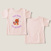 3e anniversaire Tigre (Design Recto & Verso)