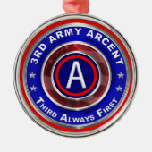 3e armée ARCENT ornement de Noël (Devant)