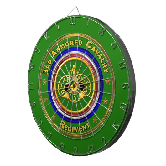 3e Armored Cavalry Regiment ACR Dartbord (Voorkant Rechts)