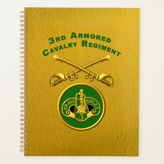 3e Armored Cavalry Regiment Planner (Voorkant)
