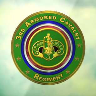 3e Armored Cavalry Regiment Raamsticker