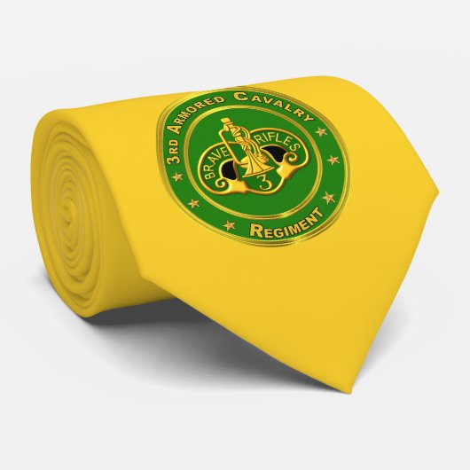 3e Armored Cavalry Regiment Stropdas (Opgerold)