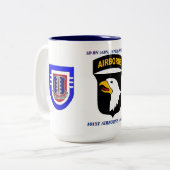 3E BATAILLE 187E INFANTERIE 101E AIRBORNE MUG (Devant gauche)