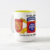 3E BATAILLE 319E CHAMP ARTILLERIE MUG (Devant gauche)