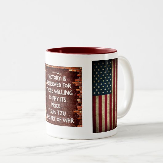 3e Bataillon - 75e Ranger avec tabulation - Mug Vi (Devant droit)