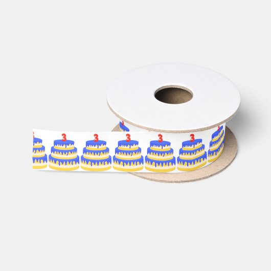 3e Birthday Blue Cake Lint (Spoel)