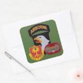 3E BN 320E VELDARTILLERIE 101E ABN STICKERS (Envelop)