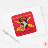 3E BN 320E VELDARTILLERIE 101E ABN STICKERS (Envelop)