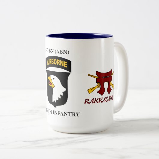 3e Bn (Abn) 187e Mug d'infanterie (Devant droit)