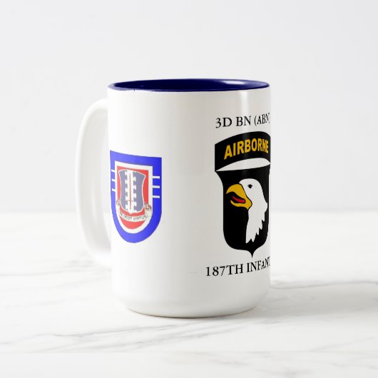 3e Bn (Abn) 187e Mug d'infanterie (Devant gauche)