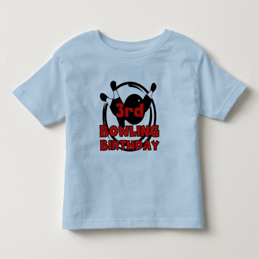 3e Bowling Anniversaire Tshirts et cadeaux (Devant)