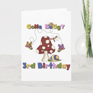 3e Bug Verjaardag Tshirts en geschenken Kaart