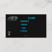 3e carte de visite de patch de groupe des forces s (Dos)