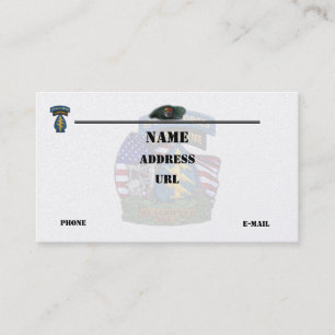 3e carte de visite flash de patch des forces spéci