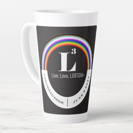 3e Fierté Camarillo Latte Mug (Angle gauche)