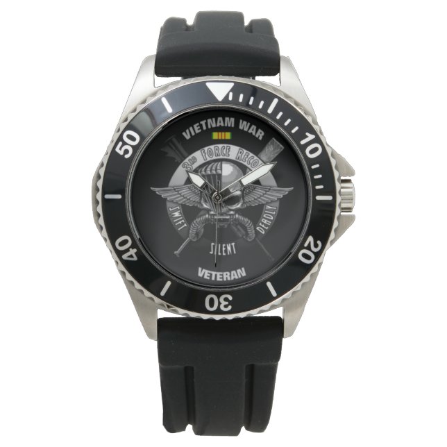 3E FORCE RECON VIETNAM MILITAIRE DUIKER'S HORLOGE (Voorkant)