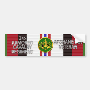 3e Gepantserde Cav Regiment Afghaans Veteraan Bumpersticker