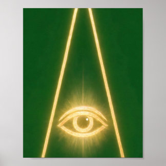 3e Graad — All-Seeing Eye-Mauritskunst Poster