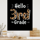 3e graad leraar Hallo derde graad Poster (Keuken)