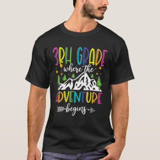 3e graad waar het avontuur terug naar Schoo begint T-shirt