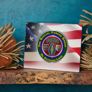 3e groep speciale strijdkrachten (AIRBORNE) Fotoplaat